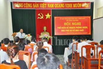 Thừa Thiên Huế phổ biến kế hoạch phòng ngừa, ứng phó sự cố hóa chất