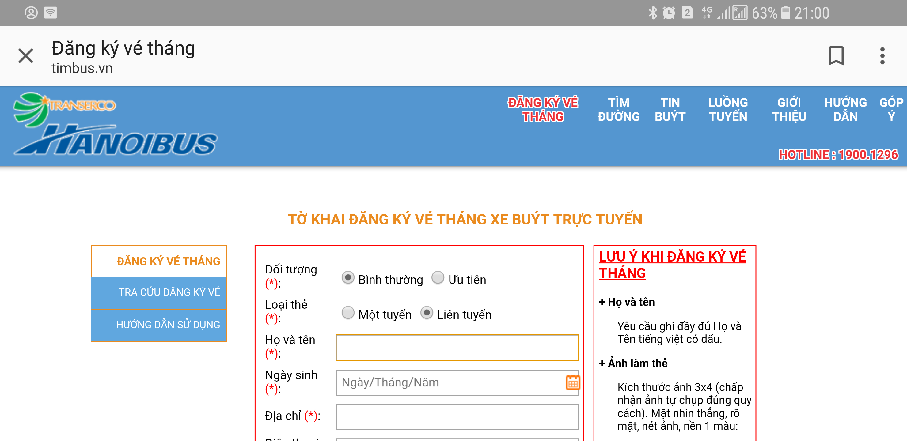 Hà Nội chính thức bán trực tuyến tem vé tháng xe buýt