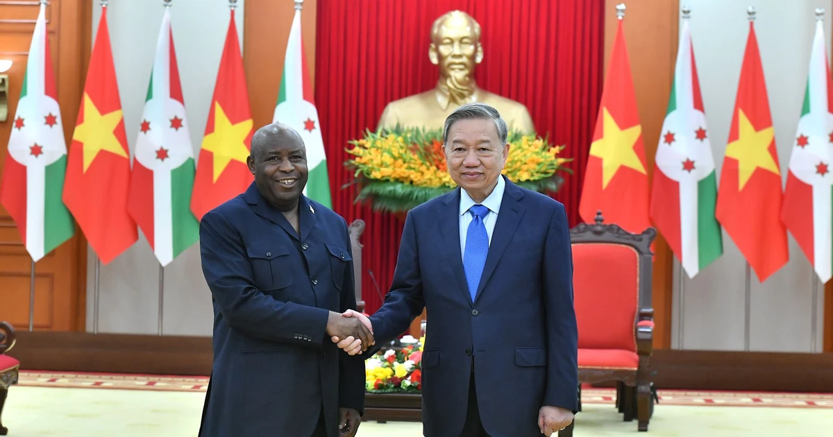 [Ảnh] Tổng Bí thư Tô Lâm tiếp Tổng thống Cộng hòa Burundi Évariste Ndayishimiye