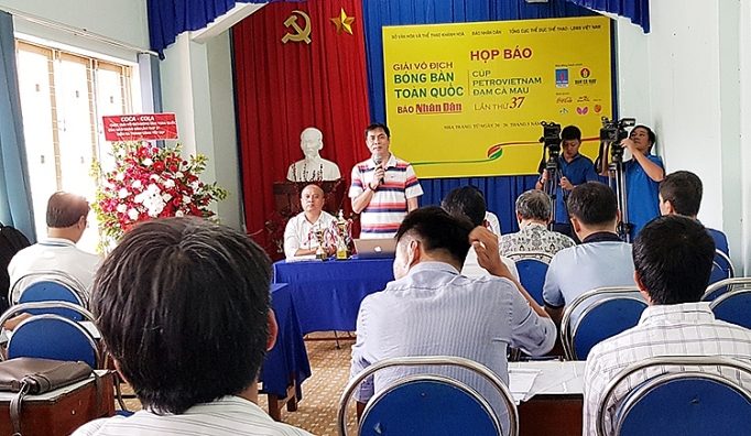 khanh hoa dang cai giai vo dich bong ban toan quoc bao nhan dan lan thu 37 nam 2019