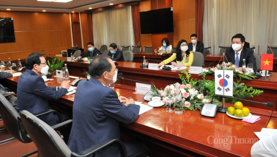 Tăng cường hơn nữa quan hệ hợp tác Việt Nam – Hàn Quốc trong lĩnh vực thương mại, công nghiệp và năng lượng
