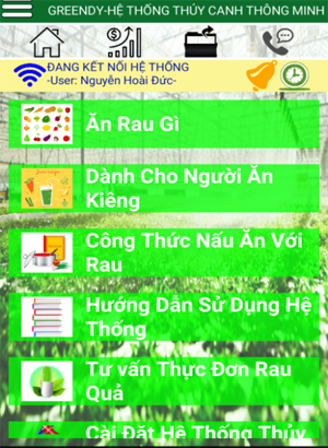 Trồng rau sạch nhờ ứng dụng điện thoại thông minh