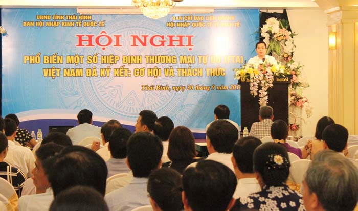 Hội nghị phổ biến một số hiệp định thương mại tự do Việt Nam đã ký kết