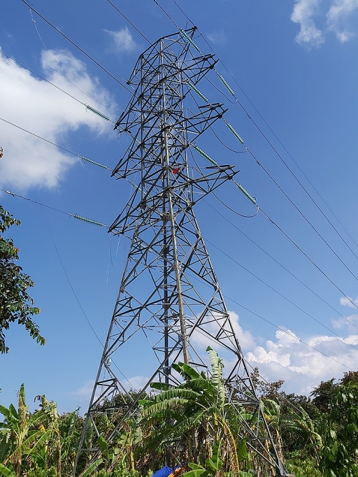 hoan thanh cong tac keo day mach 2 duong day 220kv o mon soc trang