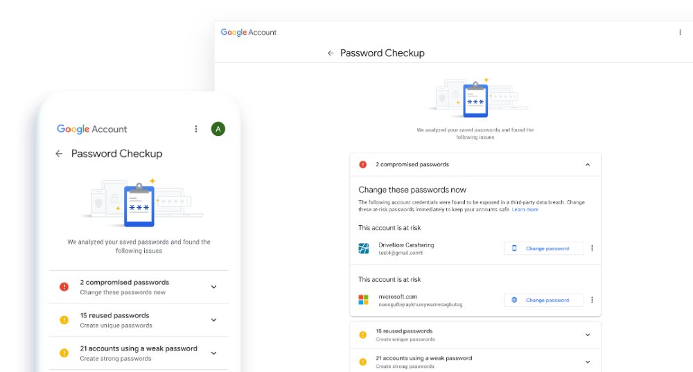 google ra mat cong cu kiem tra mat khau password checkup