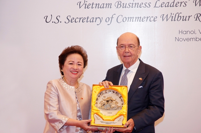 tap doan brg phoi hop to chuc su kien ket noi giua doanh nghiep viet nam va phai doan thuong mai hoa ky do bo truong wilbur ross dan dau