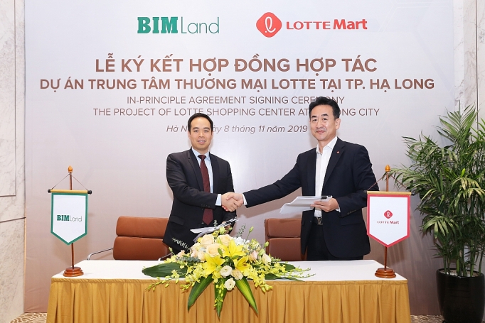 bim land hop tac voi lotte mart tai ha long