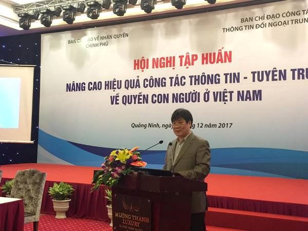 Tăng cường hiệu quả công tác tuyên truyền về quyền con người