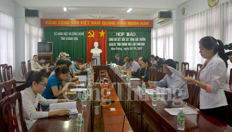 8 công trình khoa học được nhận giải thưởng khoa học và công nghệ