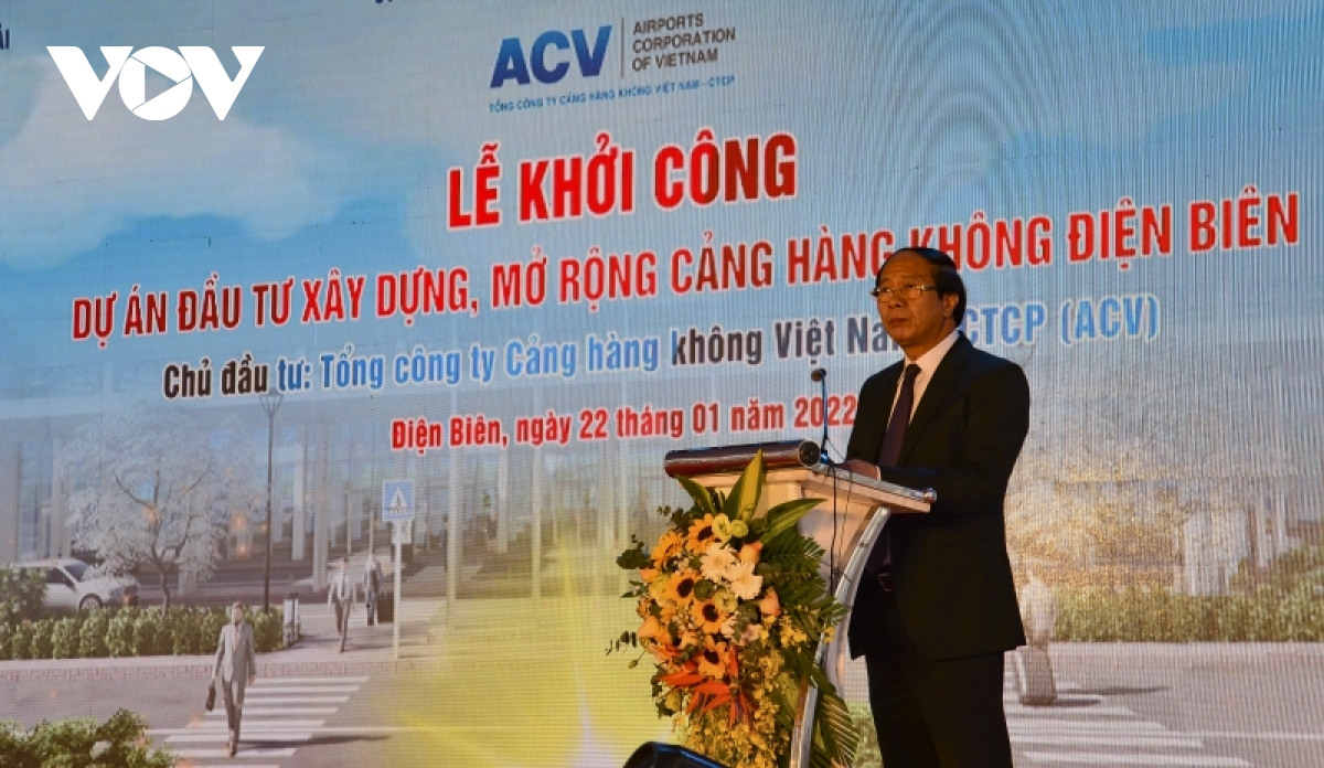 Khởi công xây dựng mở rộng Cảng hàng không Điện Biên