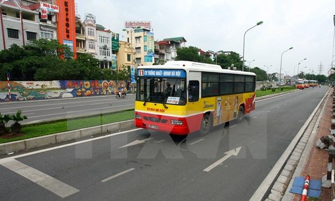 Sắp mở tuyến xe buýt chất lượng cao ga Hà Nội - sân bay Nội Bài