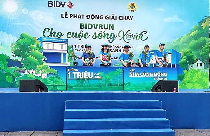 BIDV tổ chức giải chạy BIDVRUN - Cho cuộc sống xanh