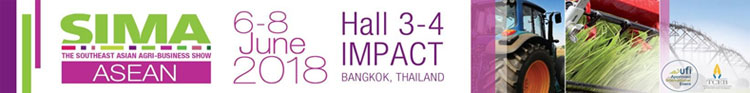 SIMA ASEAN Thái Lan 2018- nơi gặp gỡ các giải pháp và công nghệ trong ngành nông nghiệp