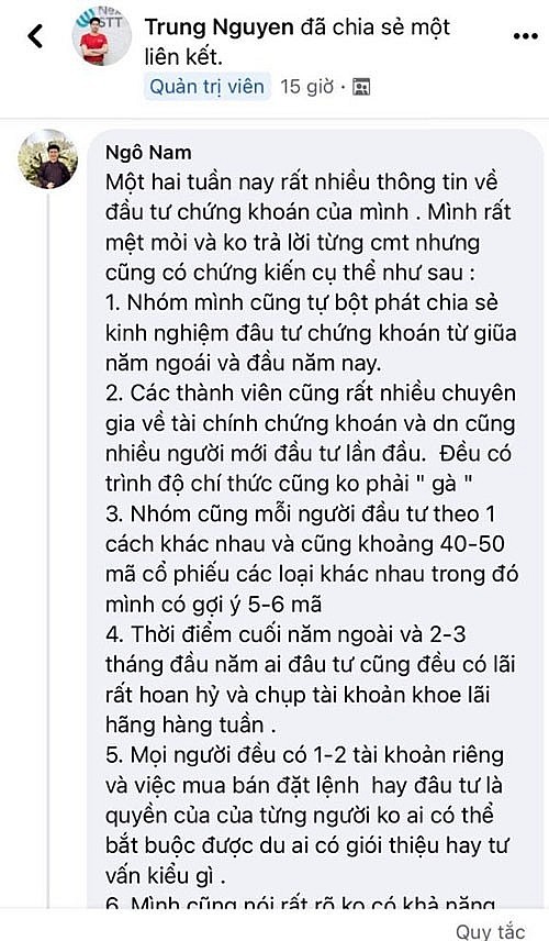 Tài khoản mang tên Ngô Nam lên tiếng, phóng viên Báo Công Thương bị đe dọa