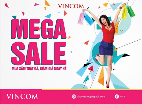 Mega Sale trên toàn hệ thống Vincom