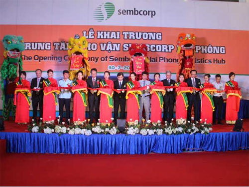 Hải Phòng: Khánh thành Trung tâm kho vận Sembcorp