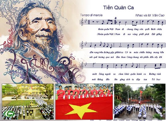 Tiến quân ca đã sống cùng dân tộc Việt Nam 70 năm qua. Ảnh: TL.