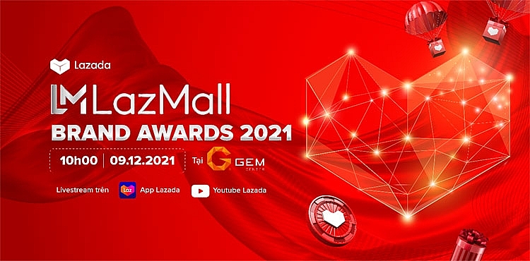 Lazada vinh danh Top thương hiệu đối tác nổi bật 2021
