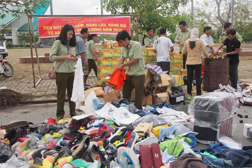 Đà Nẵng: Tiêu hủy hơn 5.000 đơn vị hàng nhập lậu, hàng kém chất lượng