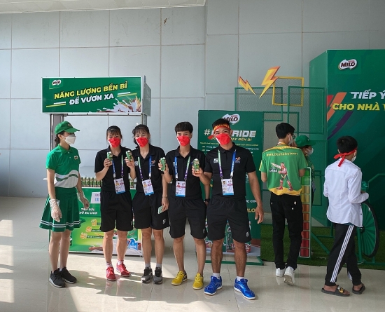 nestle milo tiep lua cho sea games 31