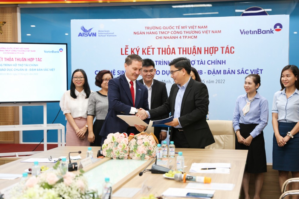 Vietinbank hợp tác hỗ trợ tài chính cho hệ sinh thái giáo dục của AISVN