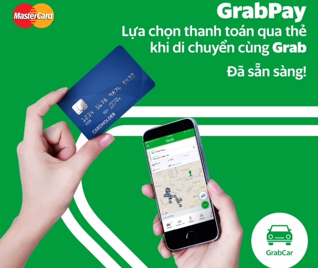 Grab ra mắt tính năng thanh toán cước phí bằng thẻ quốc tế