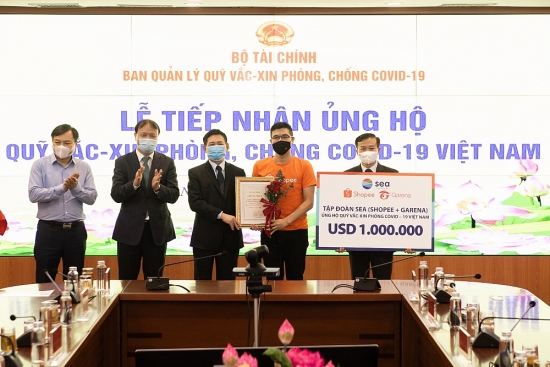 shopee va garena viet nam ung ho 1 trieu usd vao quy vac xin phong chong covid19