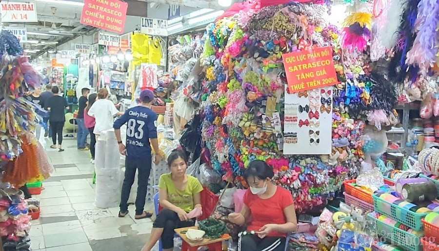 Tiểu thương chợ Đại Quang Minh - chợ phụ liệu may mặc lớn nhất miền Nam kêu cứu