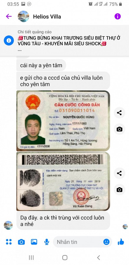 Vụ biệt thự “ma” Helios Villa trên Facebook lừa đảo: Công an đã vào cuộc