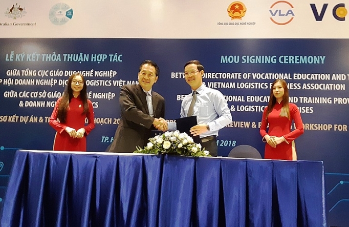 viet nam uc ky ket hop tac phat trien nguon nhan luc cho doanh nghiep logistics