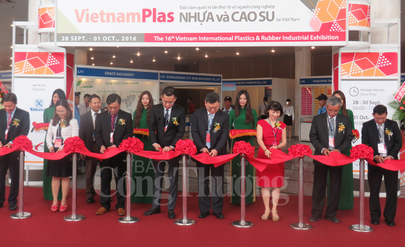 Khai mạc VietnamPlas, VietnamRubber 2016 tại TP.Hồ Chí Minh