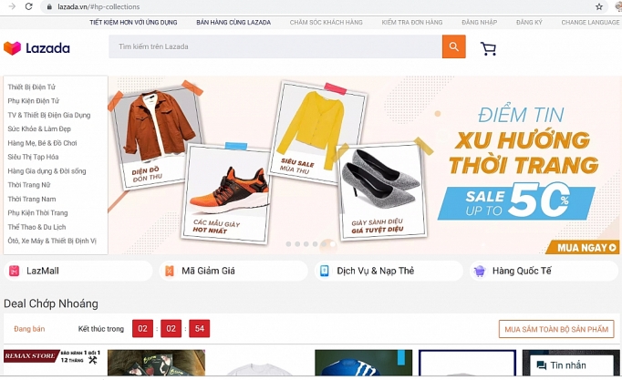 san thuong mai dien tu vao cuoc dua cung cap dich vu moi cho khach hang