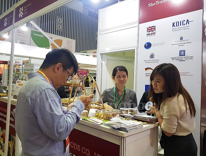du an shetrades ho tro doanh nghiep nu viet tiep can thi truong qua vietnam foodexpo 2019