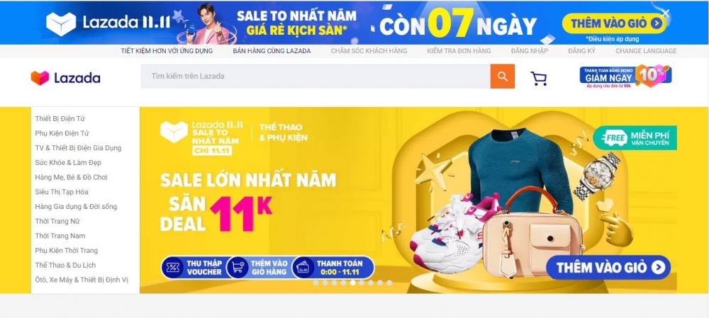 Lazada tung hơn 11 triệu khuyến mãi, voucher ưu đãi trong dịp Lễ hội mua sắm 11/11