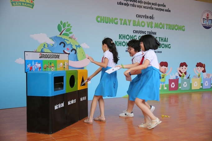 hanh trinh xay dung y thuc xanh cho tre em tieu hoc cua bridgestone viet nam