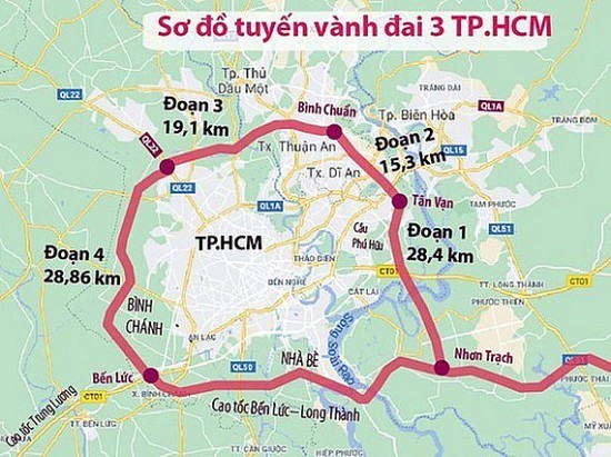 TP. Hồ Chí Minh đấu giá đất hai bên đường vành đai 3