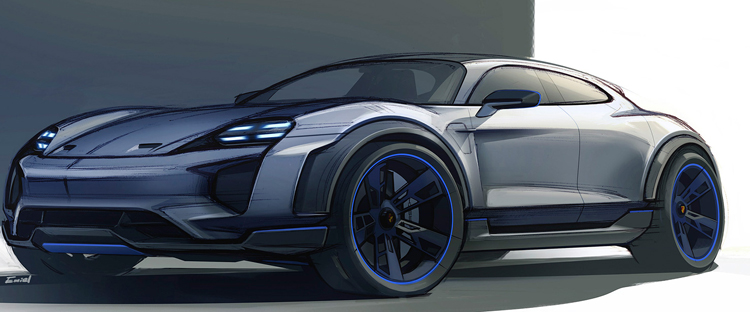 Porsche Mission E Cross Turismo: Dòng xe điện thể thao mang phong cách sống năng động