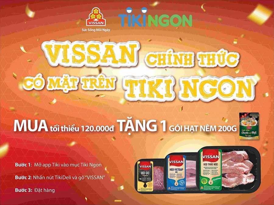 Vissan đưa hàng tươi sống lên Tiki Ngon