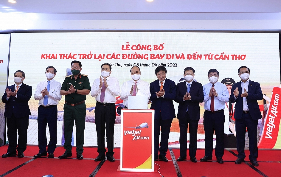 Vietjet công bố khai thác 10 đường bay đến và đi từ Cần Thơ