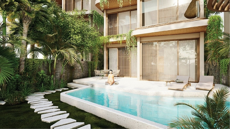 Không gian sống nhiệt đới, tái tạo năng lượng của Wellness Beach Villas