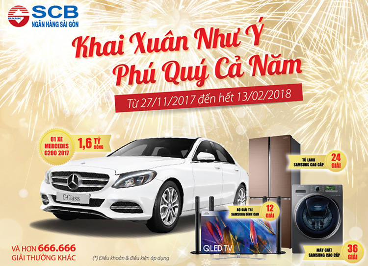 SCB triển khai chương trình khuyến mại lớn nhất năm