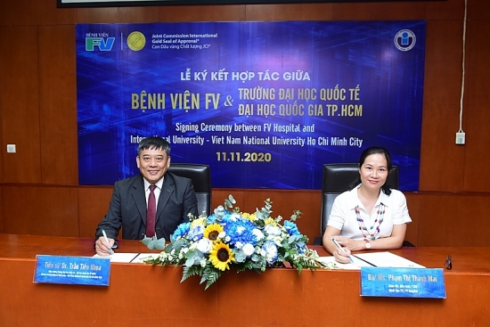benh vien fv va truong dai hoc quoc te ky ket thoa thuan hop tac