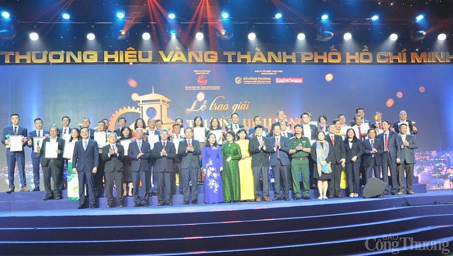 Vinh doanh 30 doanh nghiệp đạt giải thưởng “Thương hiệu Vàng TP. Hồ Chí Minh” năm 2021