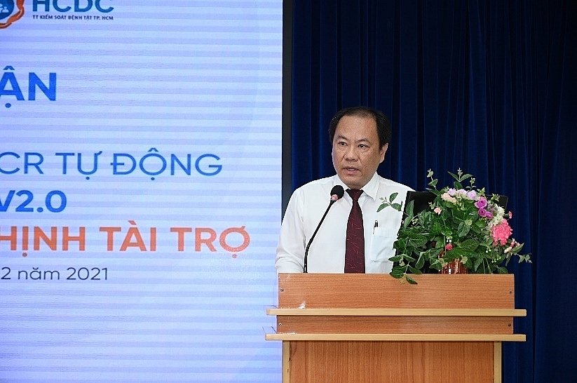 Tập đoàn Hưng Thịnh trao tặng hệ thống máy xét nghiệm tự động trị giá gần 5,3 tỷ đồng cho HCDC