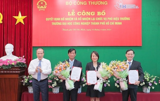 bo nhiem 3 pho hieu truong truong dai hoc cong nghiep tp ho chi minh