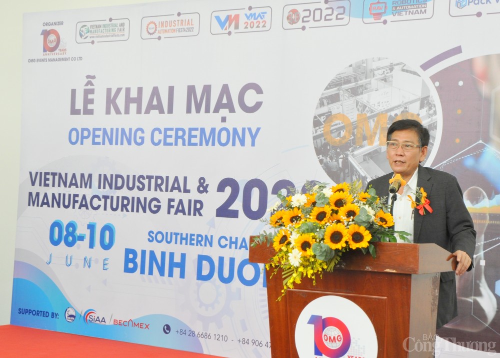 Khai mạc Triển lãm công nghiệp và sản xuất Việt Nam năm 2022 tại Bình Dương