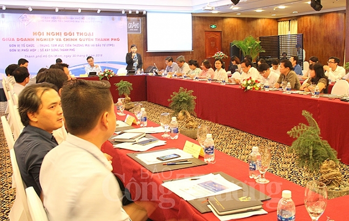 doanh nghiep xay dung va bat dong san doi thoai voi chinh quyen tp ho chi minh
