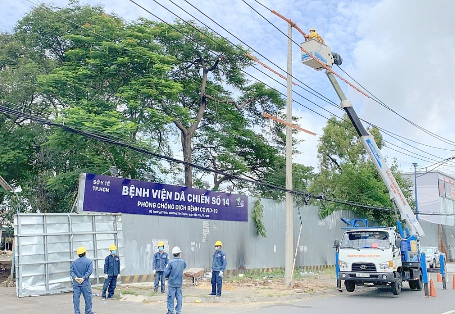 EVNHCMC: Sẵn sàng cung cấp điện cho 3 trung tâm hồi sức tích cực điều trị Covid