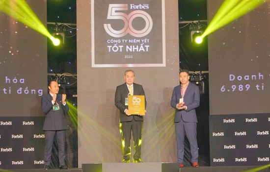 becamex idc tiep tuc duoc vinh danh top 50 cong ty niem yet tot nhat viet nam