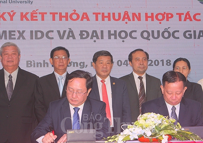 dh quoc gia tp ho chi minh hop tac voi binh duong trien khai de an thanh pho thong minh